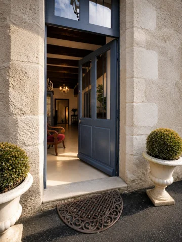 La porte ouverte — Espaces communs