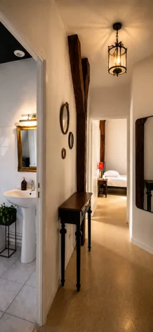 Entrée et passage — Gîte 4 personnes