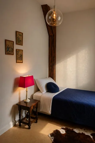 Chambre sous les combles — Gîte 4 personnes