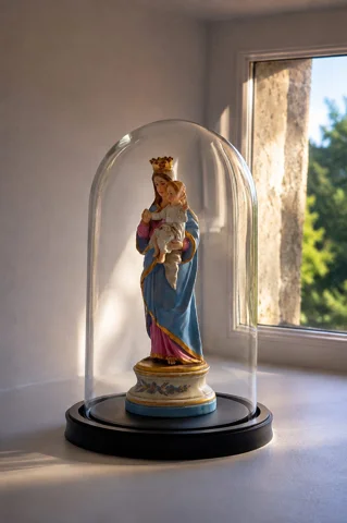 Statuette sous cloche — Gîte 4 personnes
