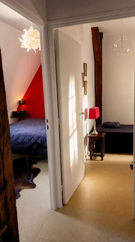 Passage vers les chambres — Gîte 4 personnes