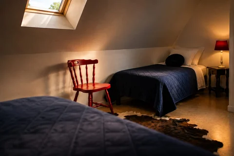 Chambre aux lits jumeaux — Gîte 4 personnes