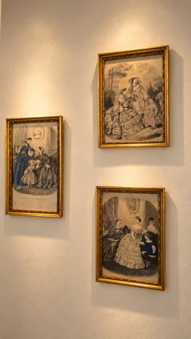 Gravures anciennes du couloir — Gîte 4 personnes