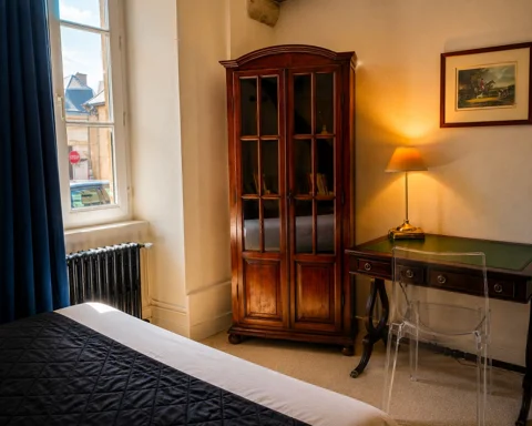 Armoire et bureau — Gîte 2 personnes